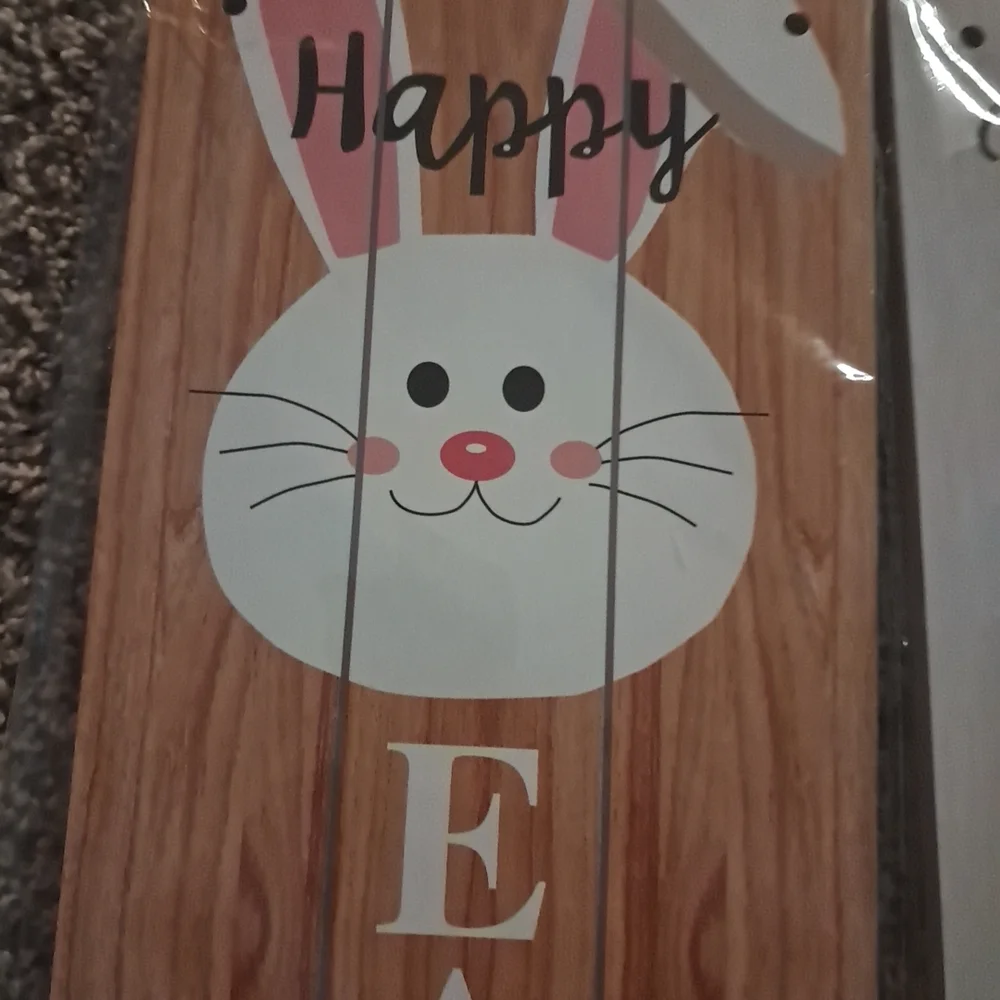Easter Bunny Welcome Sign Set - Multicolor